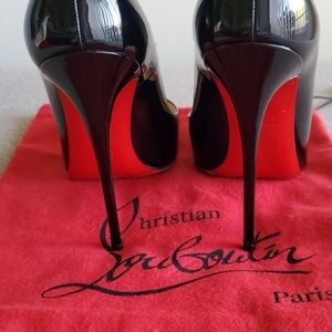 Black Christian Louboutin heels